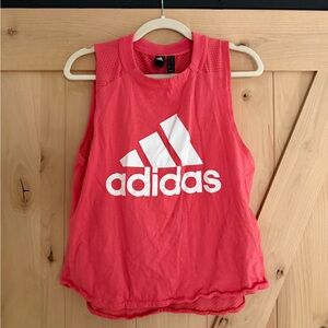 Adidas Coral Sleeveless Shirt - Size Medium
